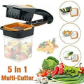 Premium Vegetable Dicer Multi Chopper Set 5 in 1 Cutting Blades